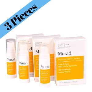 Lot of 3 Murad Vita-C Eyes Dark Circle Corrector 3 X 5 ml 0.17 fl oz Travel Size